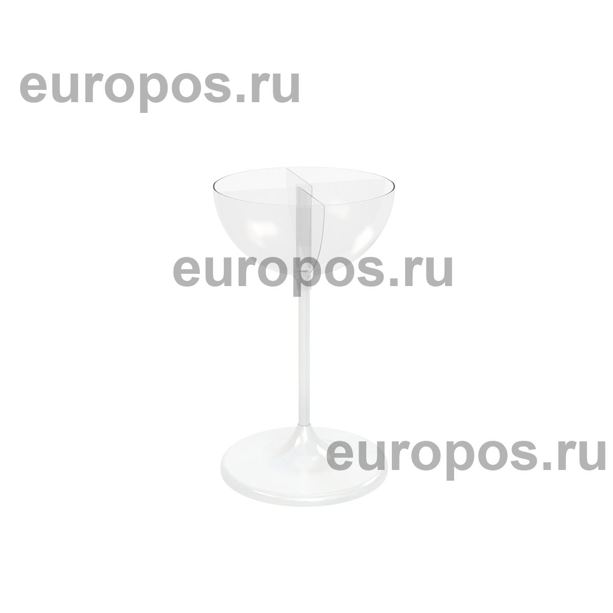 Дисплей UNIBOWL 24 л, цвет белый c комплектом разделителей