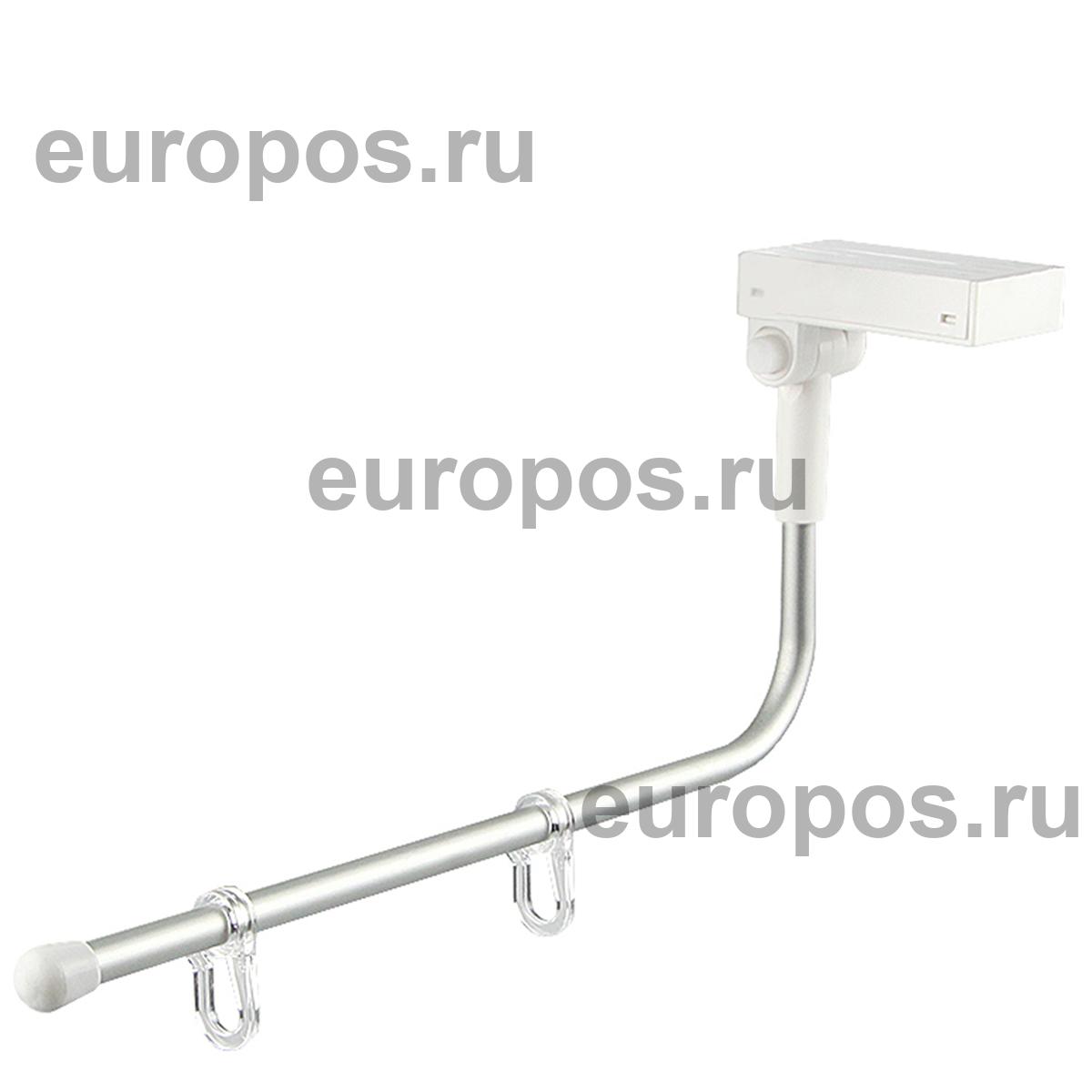 Держатель вывески магнитный MAG-SW-TUBE-L на крючках с изогнутой трубкой (10 шт. в упаковке)