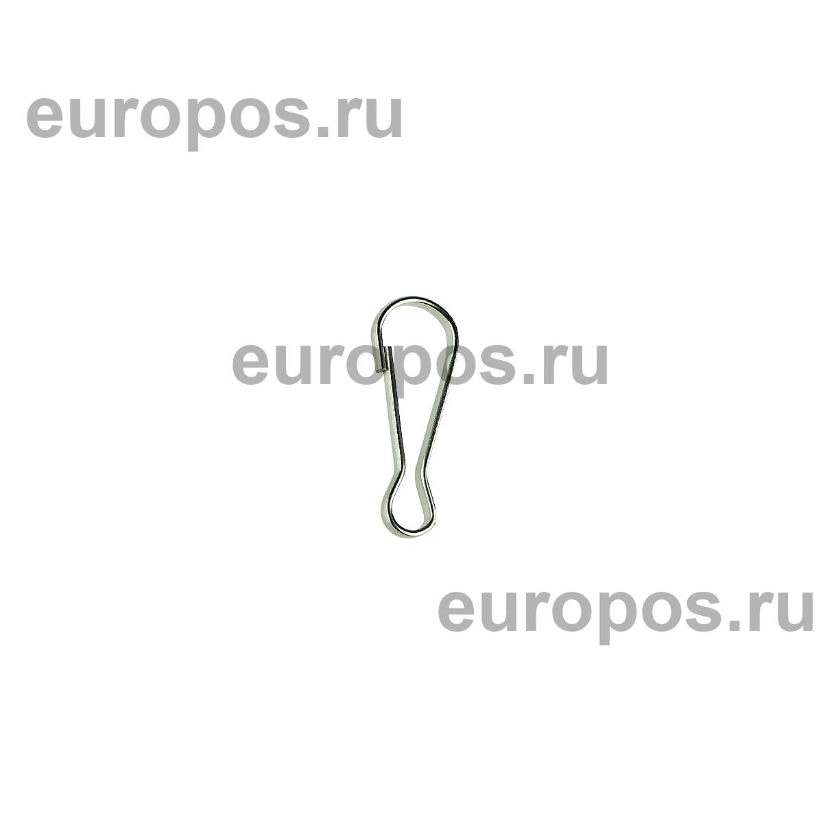 Карабин GREEK CLASP малый металлический, 2,2 х 25 мм (20 шт. в упаковке)