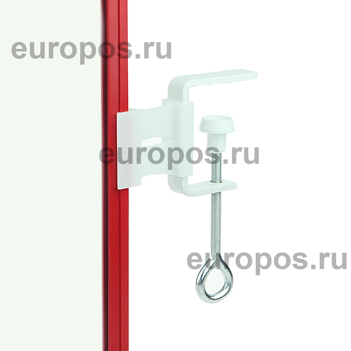 Комплект на струбцине FIX-SW с рамкой PF-A4, цвет красный