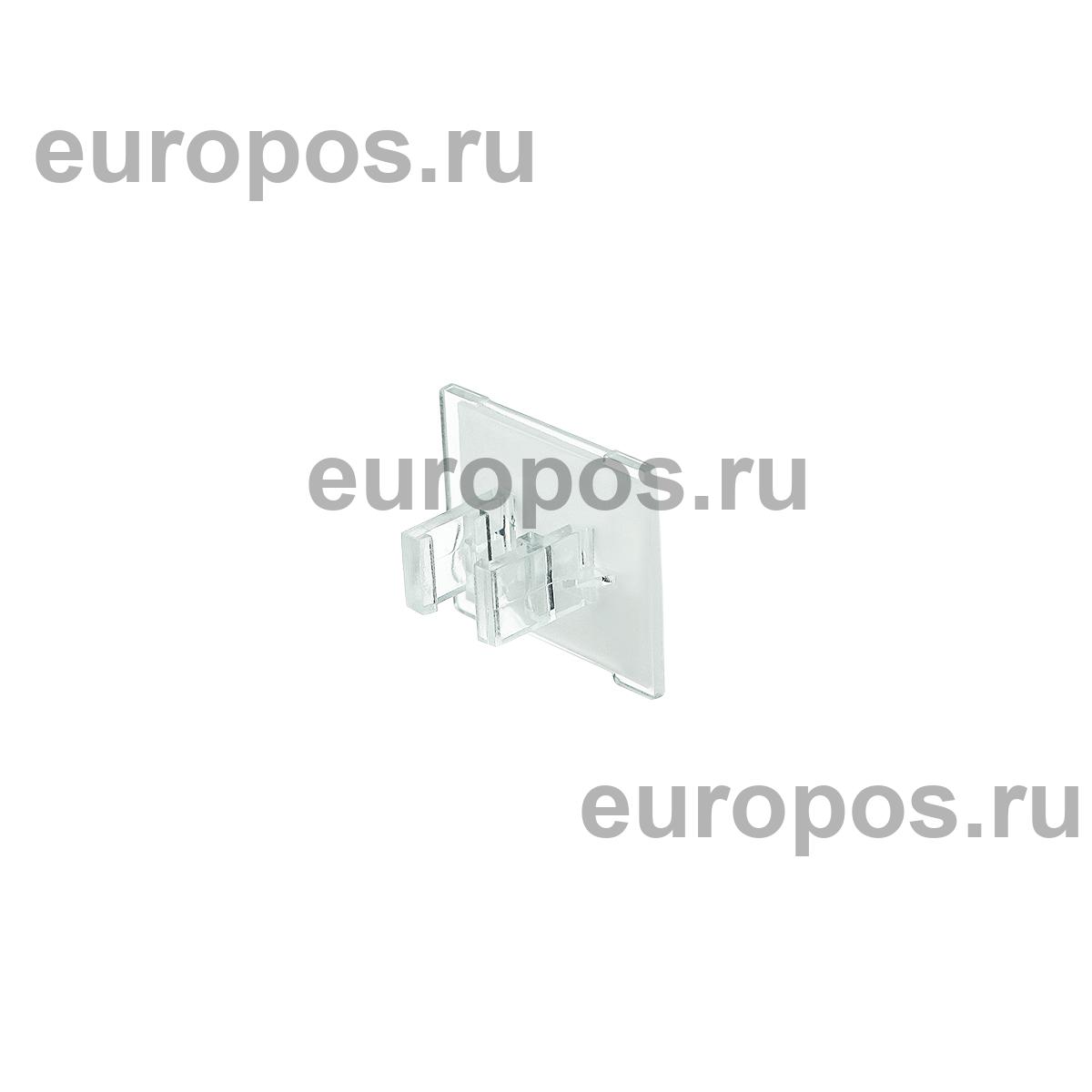 Клипса для пластиковой рамки А6-А1 под углом 90 градусов, WB-CLIP-90, цвет прозрачный