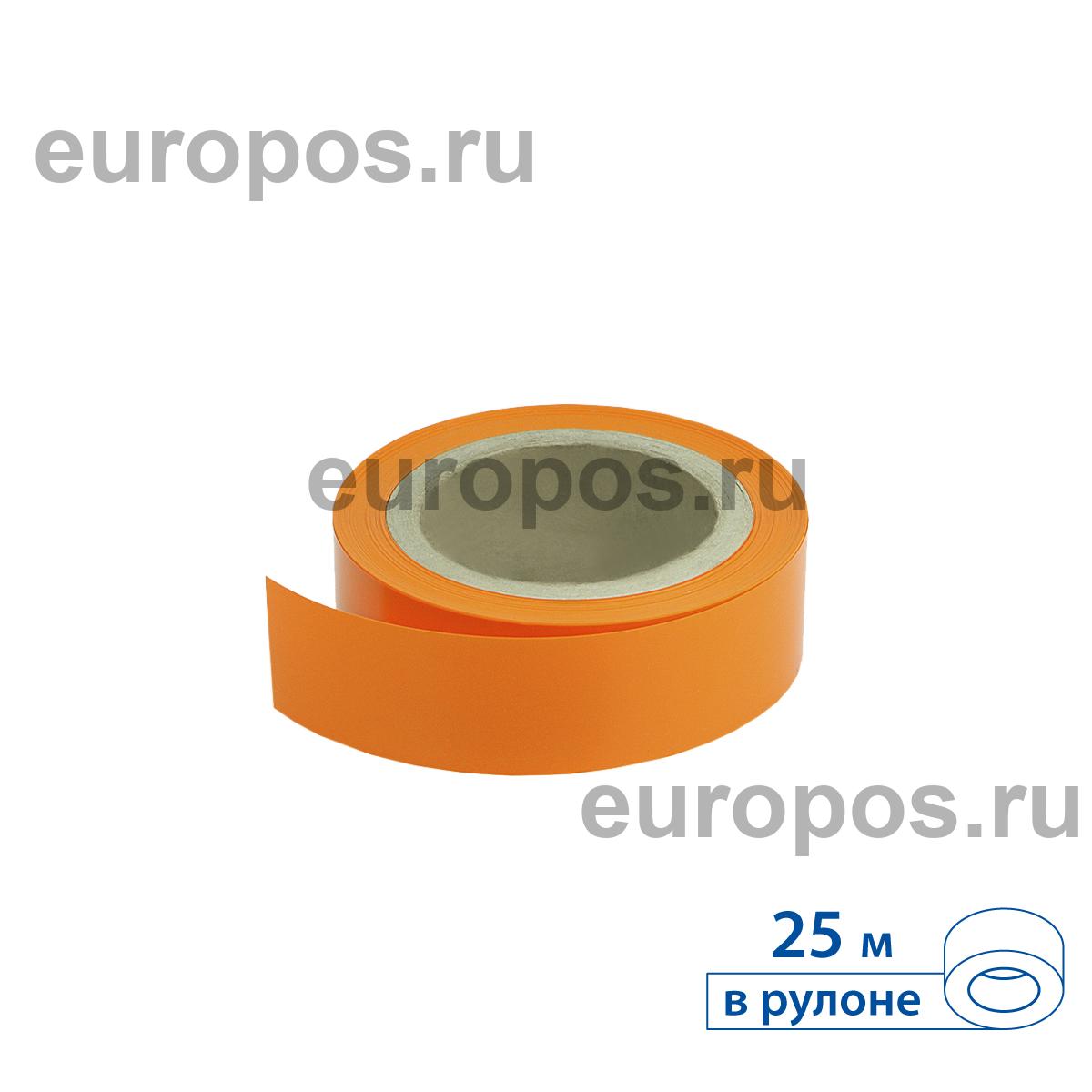 Вставка в ценникодержатель COLOR-INSERT39 оранжевая, 25 метров