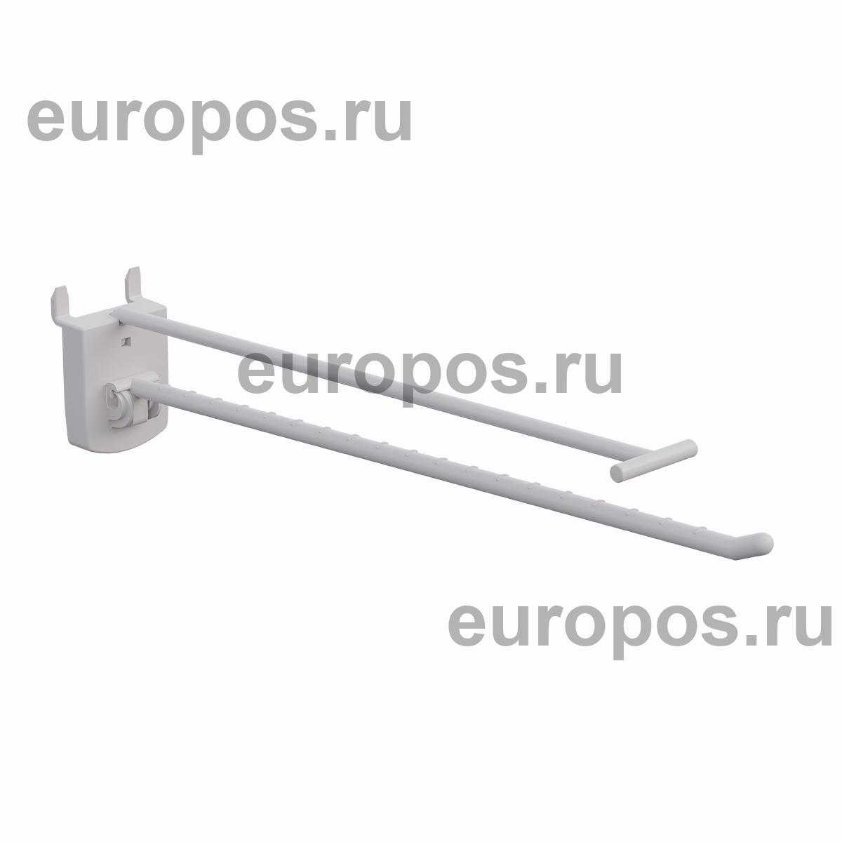 Крючок одинарный SINGLE HOOK-PH-CR-B-250 белый, в картон, длина 250 мм