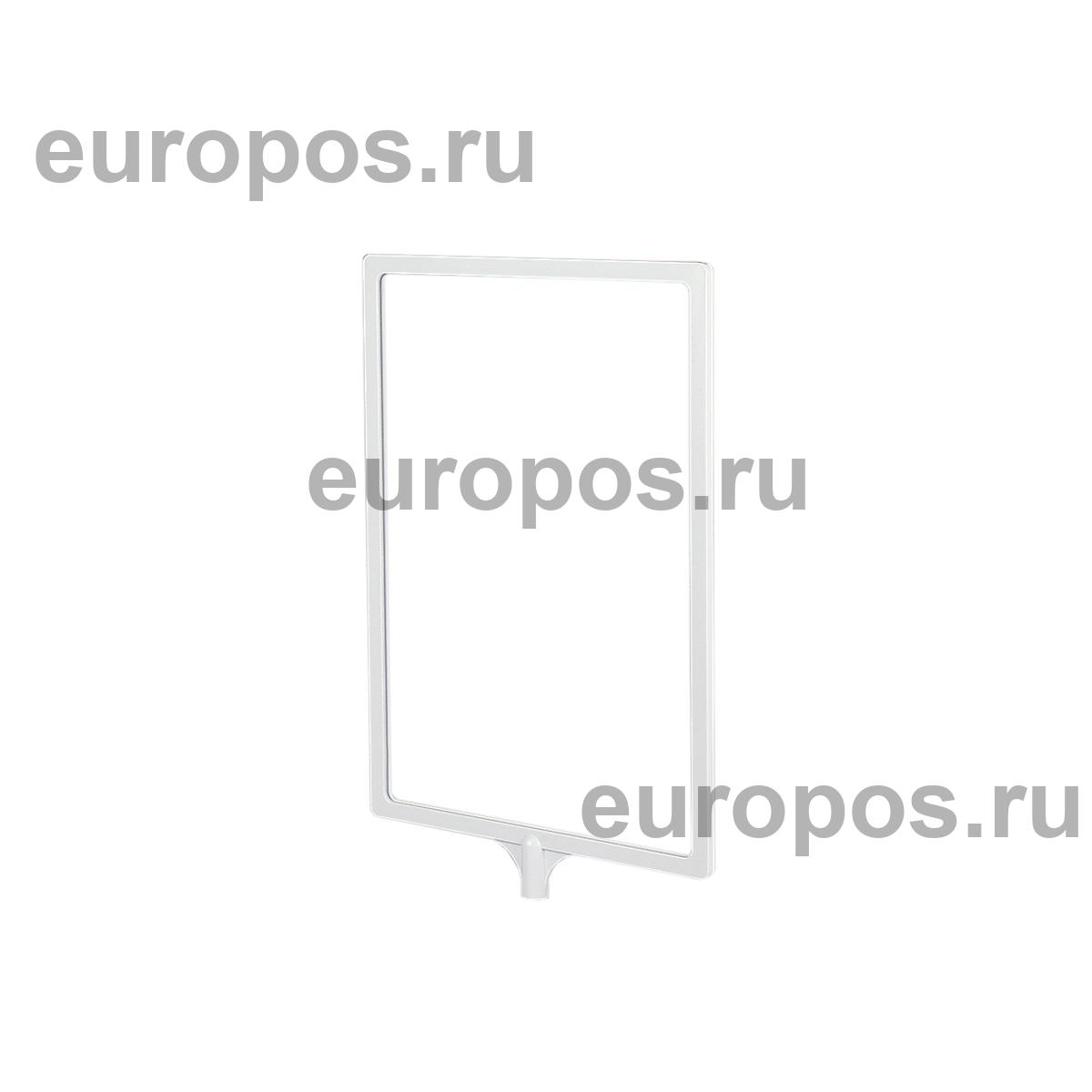 Рамка с интегрированным Т-держателем PFT-A4, цвет белый