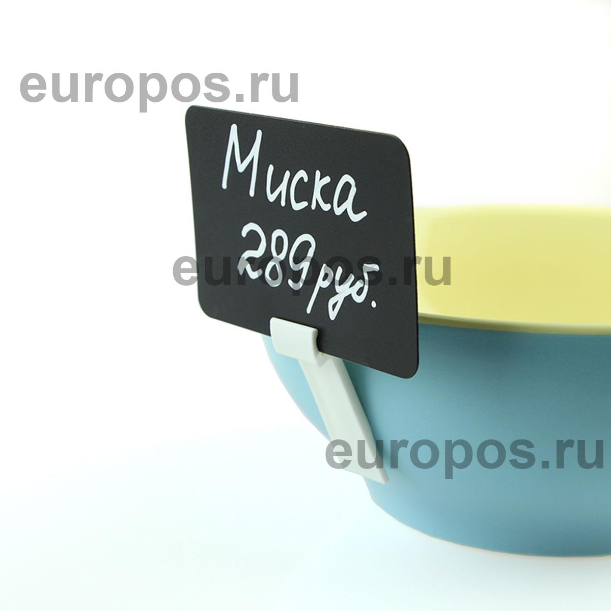 Держатель-зажим пластиковый MIDICLIP, цвет белый
