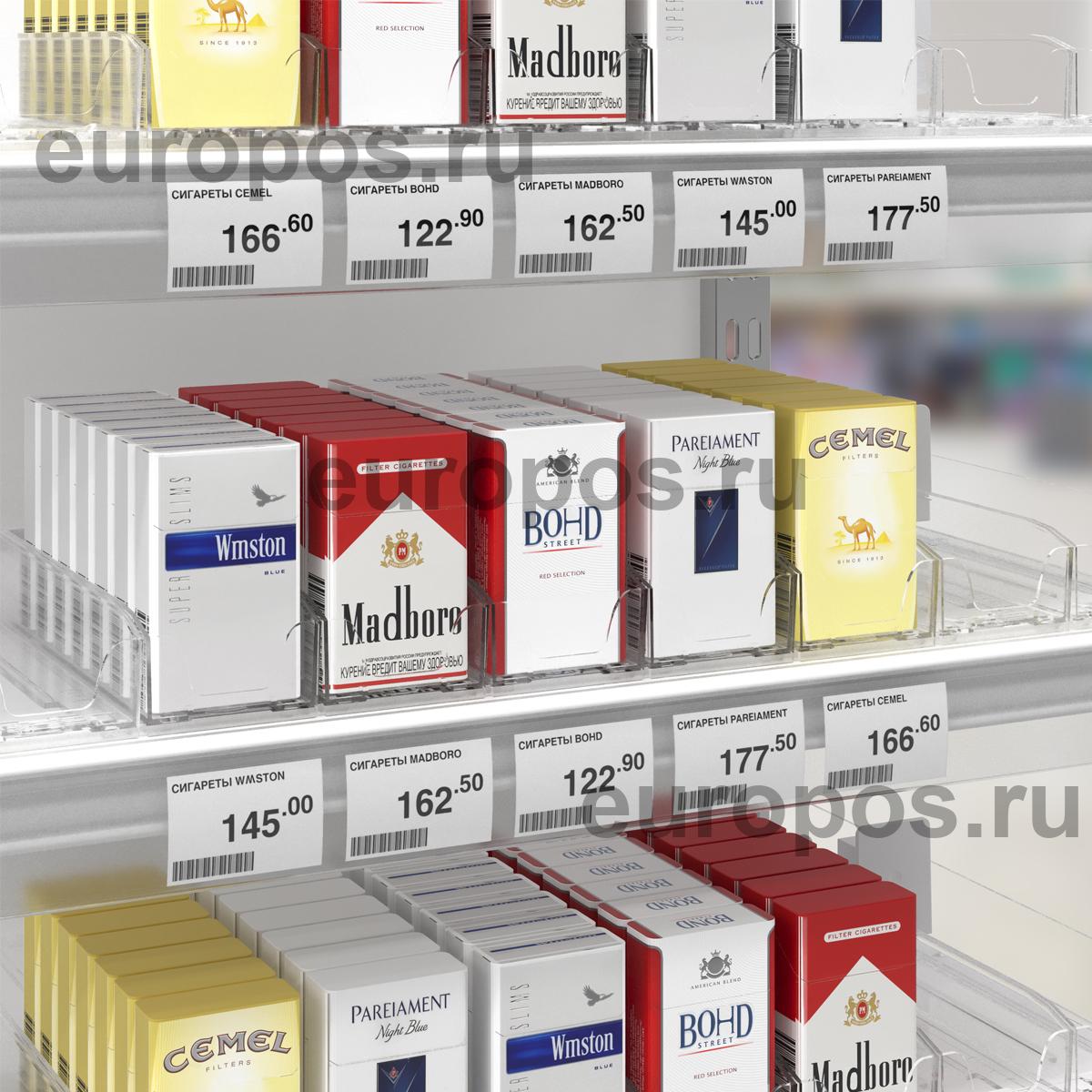 Лоток для сигарет SIG-TRAY, длина 385 мм, сила толкания 3N