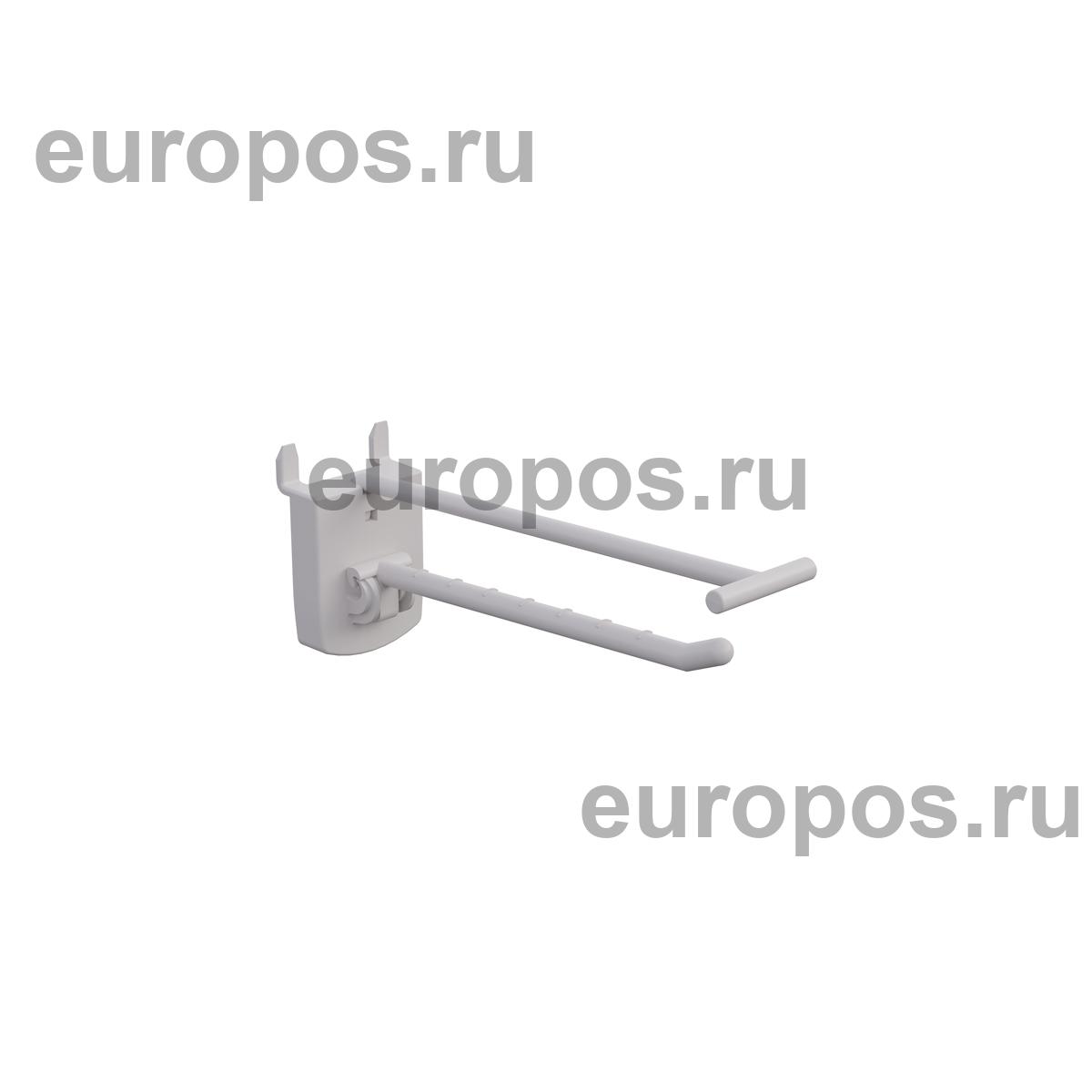 Крючок одинарный SINGLE HOOK-PH-CR-B-100 белый, в картон, длина 100 мм