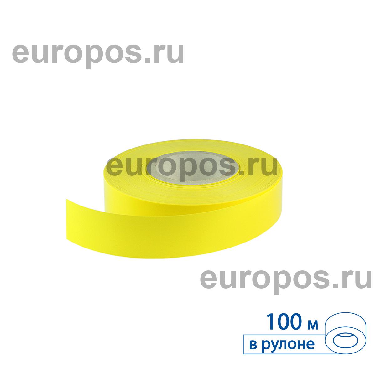 Вставка в ценникодержатель  COLOR-INSERT39 желтая, 100 метров