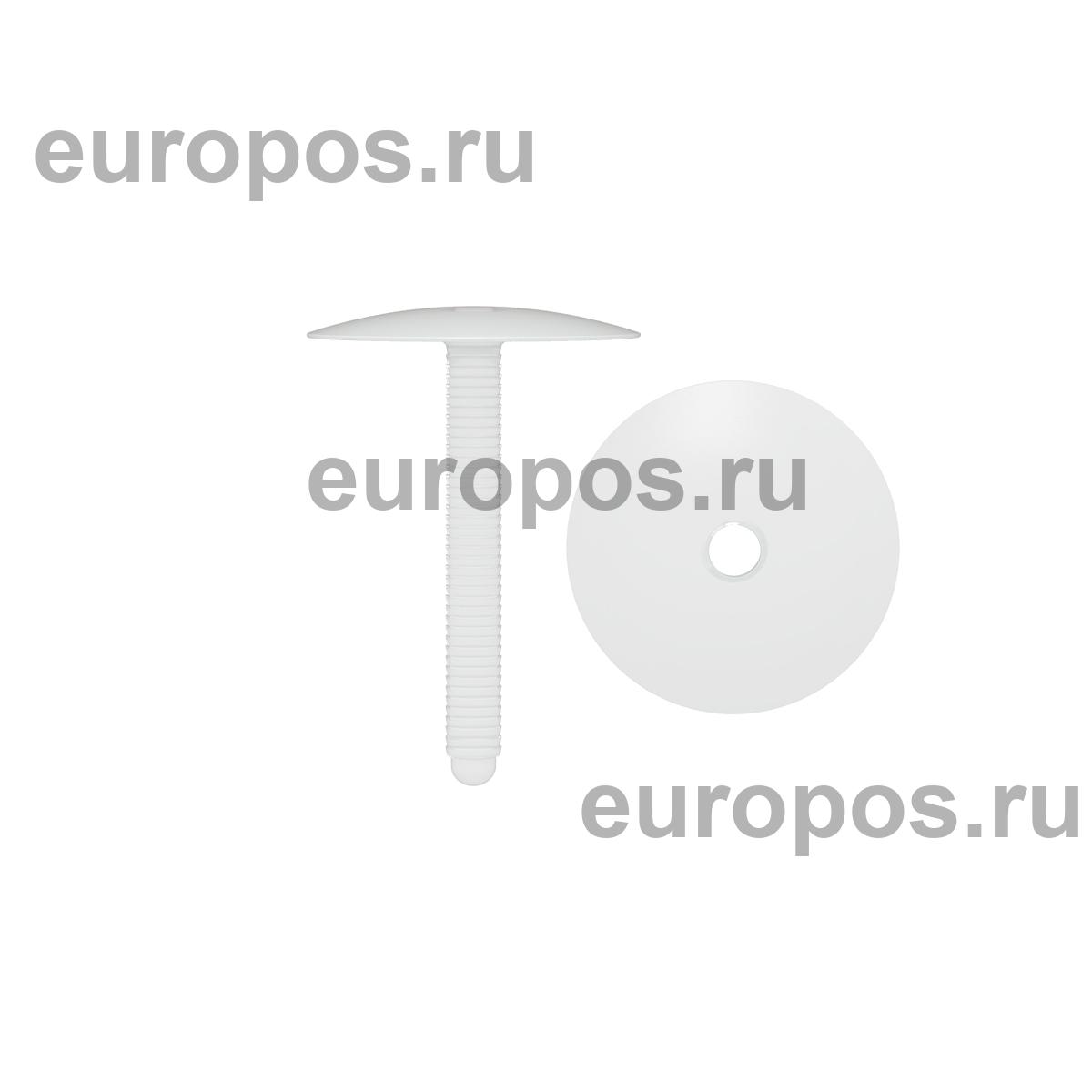 Квик-замок большой LARGE SNAP-38, цвет белый