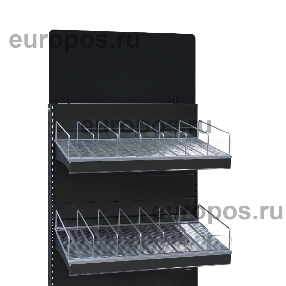 FORTA ROLLER KIT стеллаж 600 мм, 5 полок, цвет черный