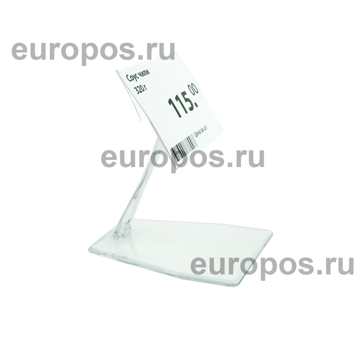 Ценникодержатель ДЕЛИ настольный DELI-UNBO-SET90, цвет прозрачный