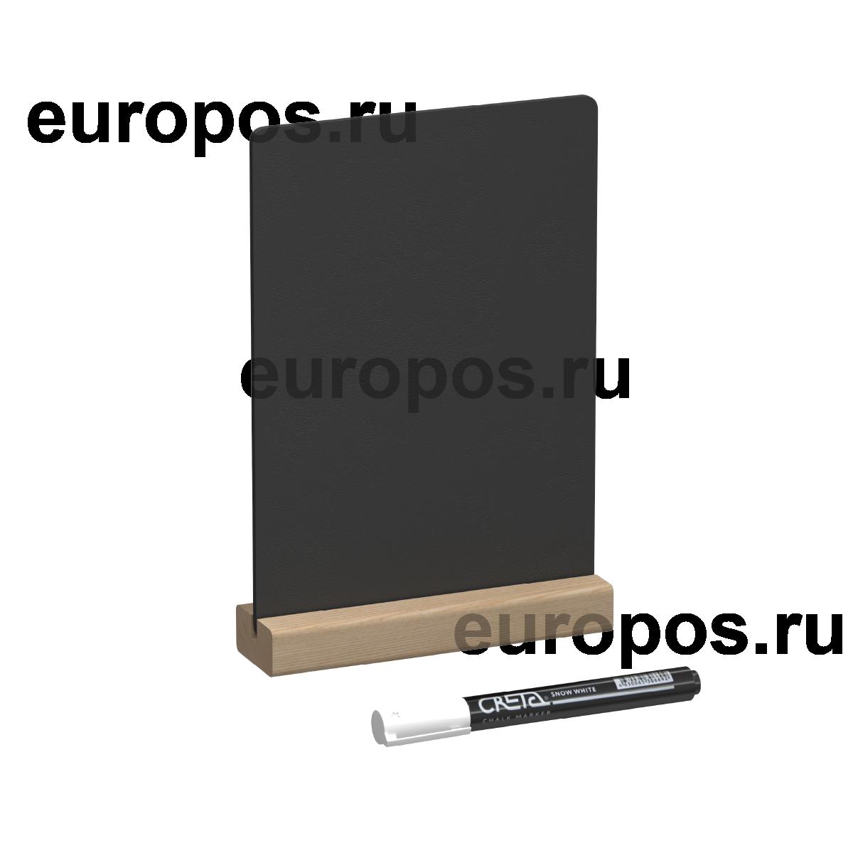 Тейбл-тент с маркерной доской WOOD BASE, формат A5