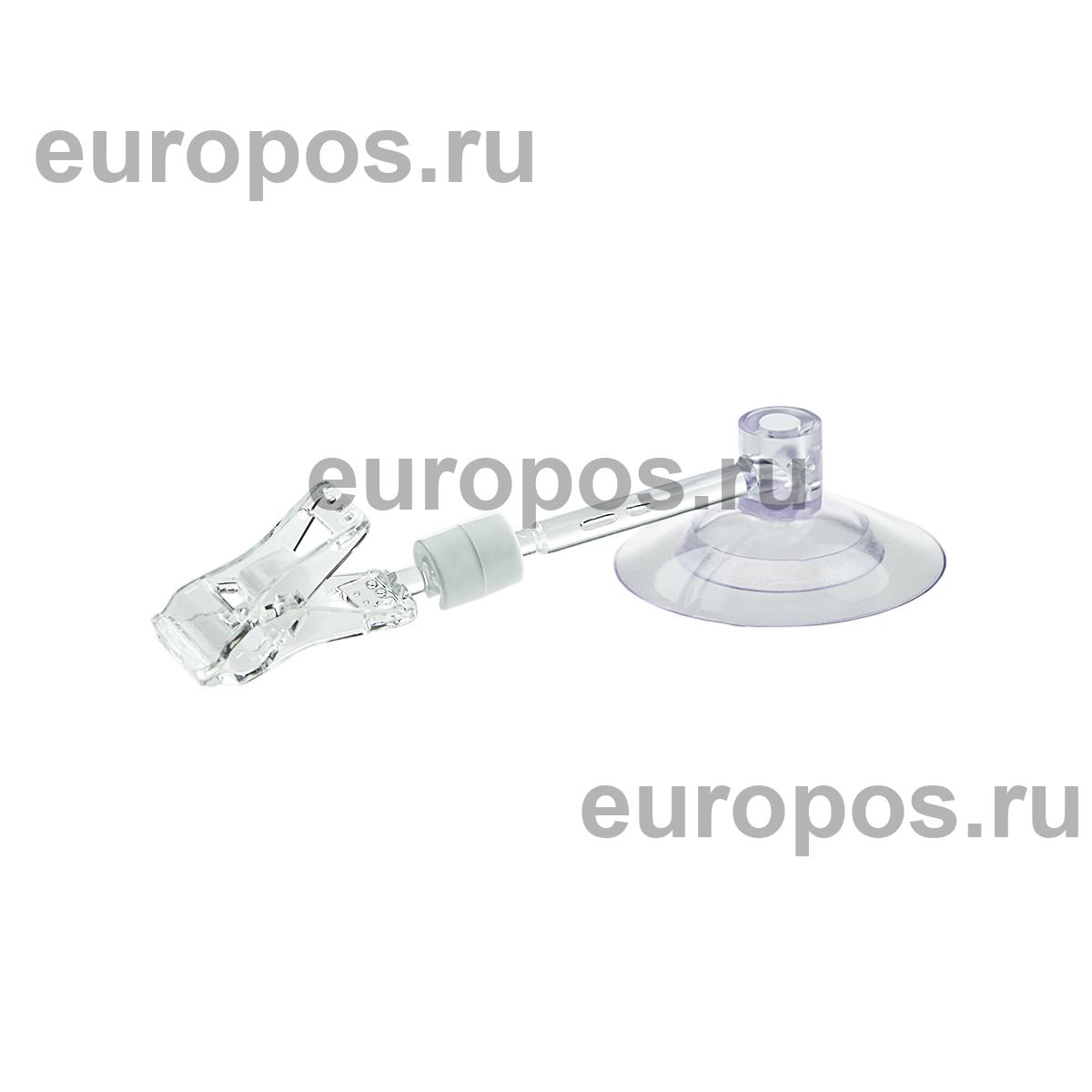 Присоска с зажимом-прищепкой SC-46-CLAMP 50 мм
