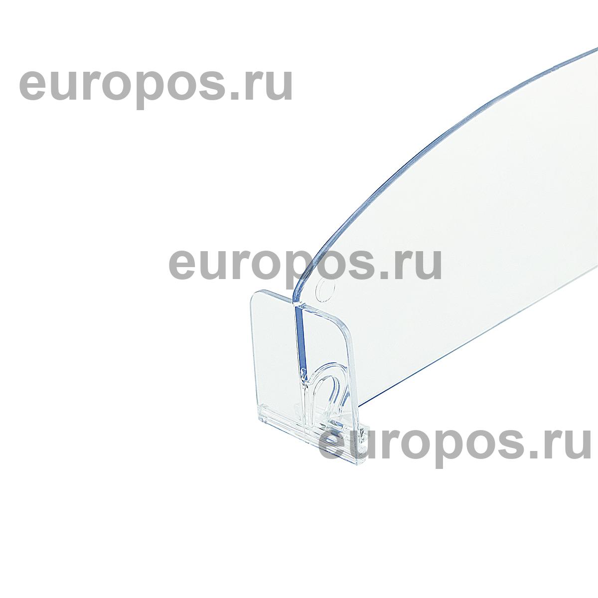 Разделитель пластиковый высотой 60 мм с передним ограничителем DIV60-BT30, длина 185-385 мм