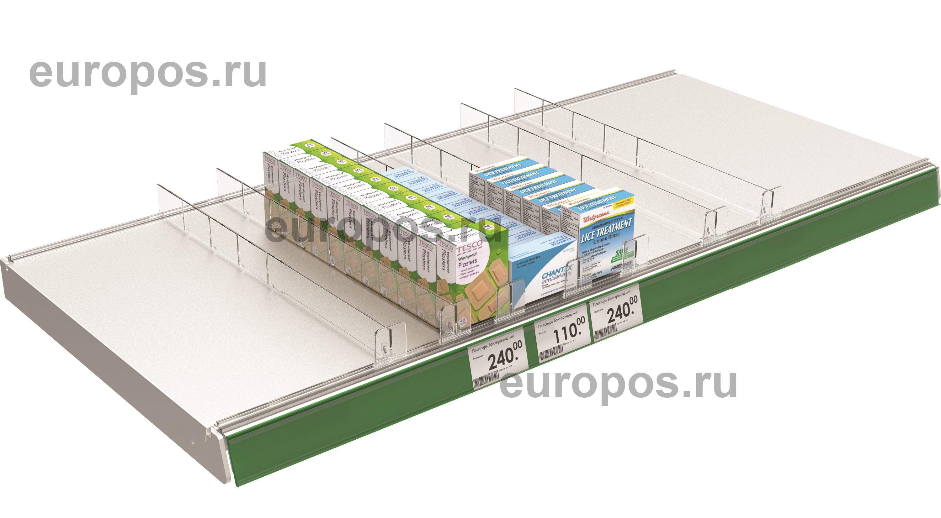 Разделитель высотой 30 мм DIV30-BT35, длина 185-385