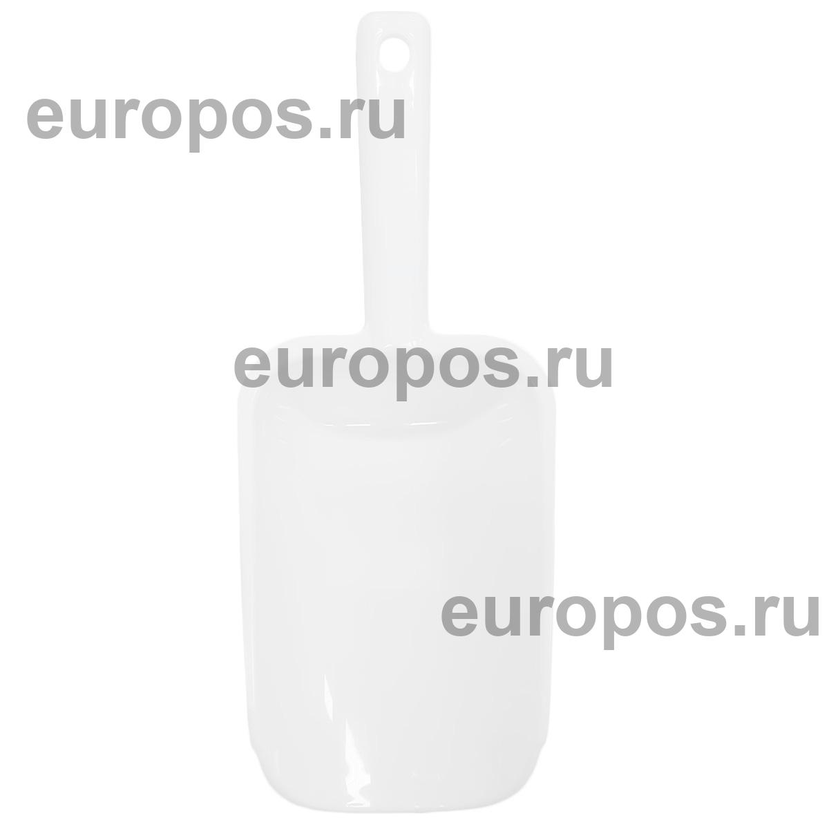 Совок для сыпучих продуктов пластмассовый, цвет белый