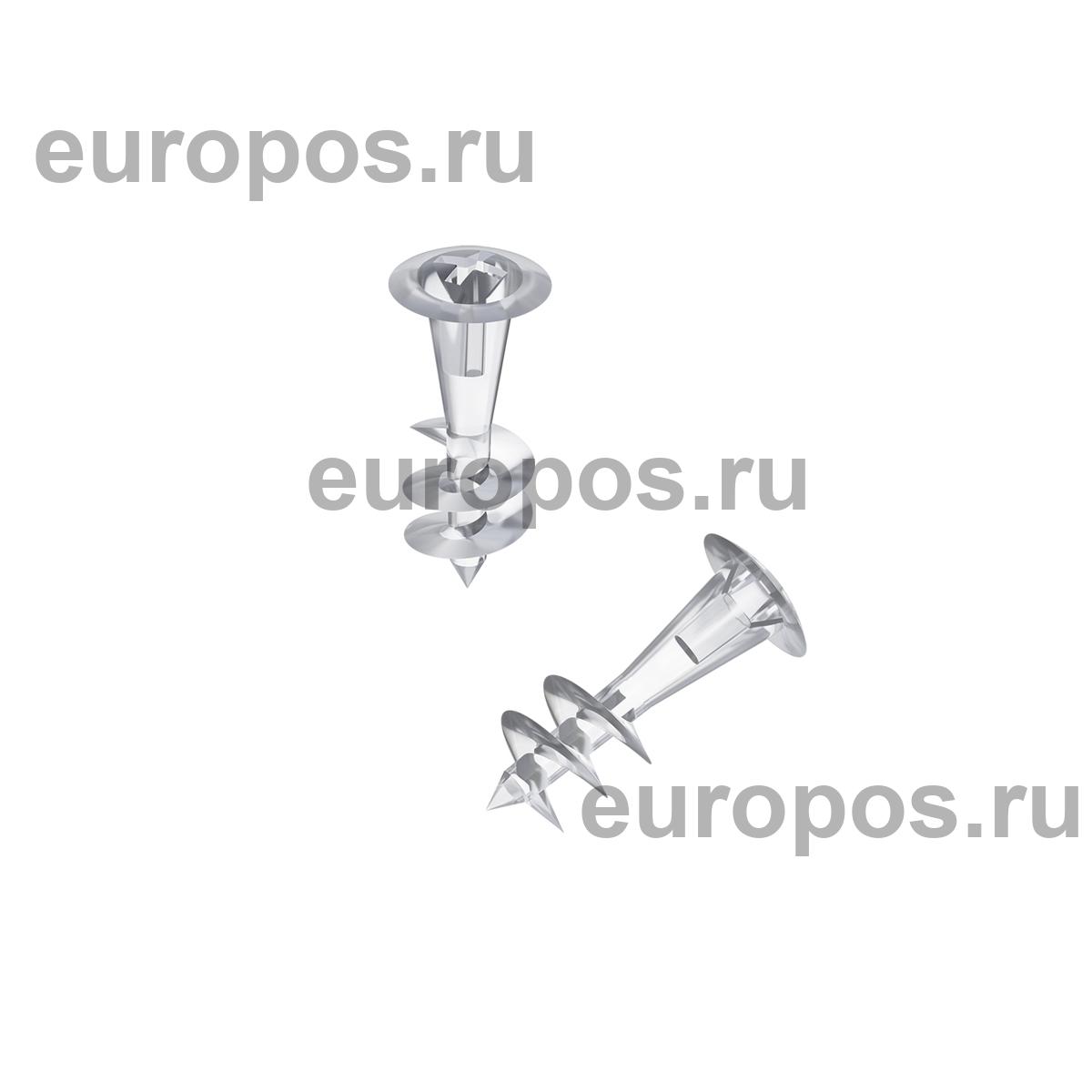 Винт-саморез CB-SCREW, длина 55 мм, цвет прозрачный