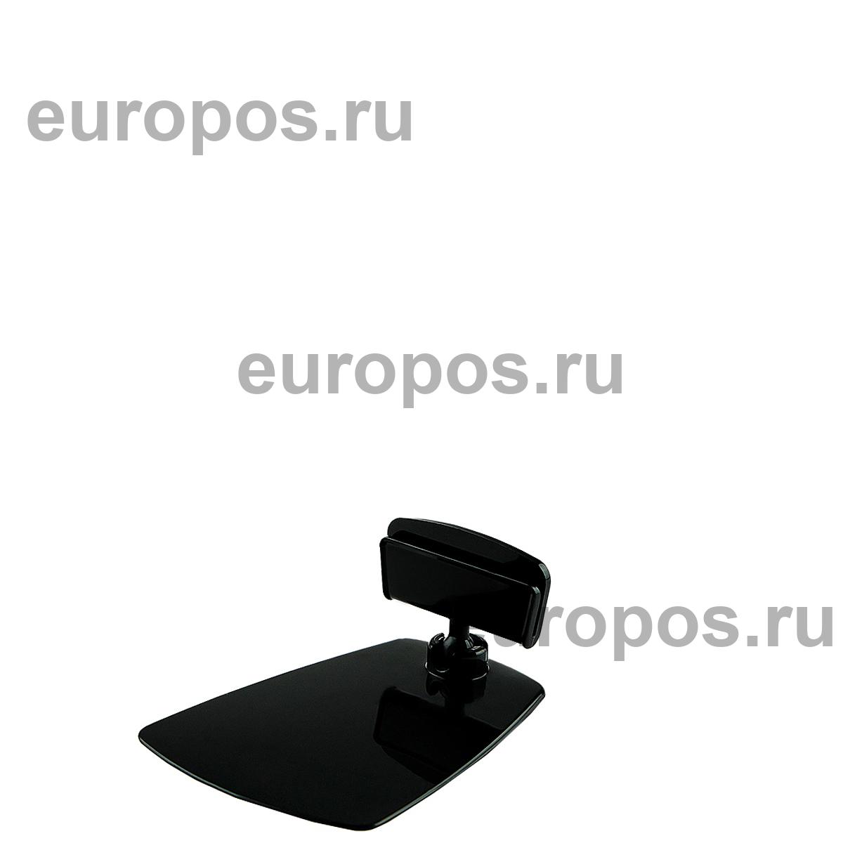Ценникодержатель шарнирный на подставке FOT-CLIP ножка 0 мм, цвет черный