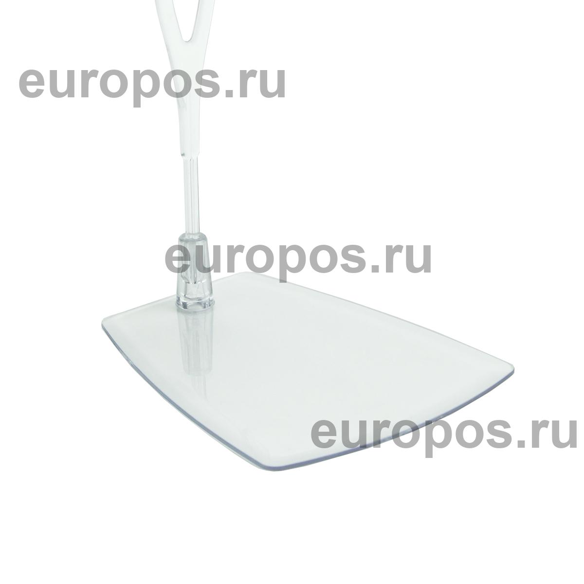 Подставка пластиковая под иголку DELI-FOT-ST, цвет прозрачный