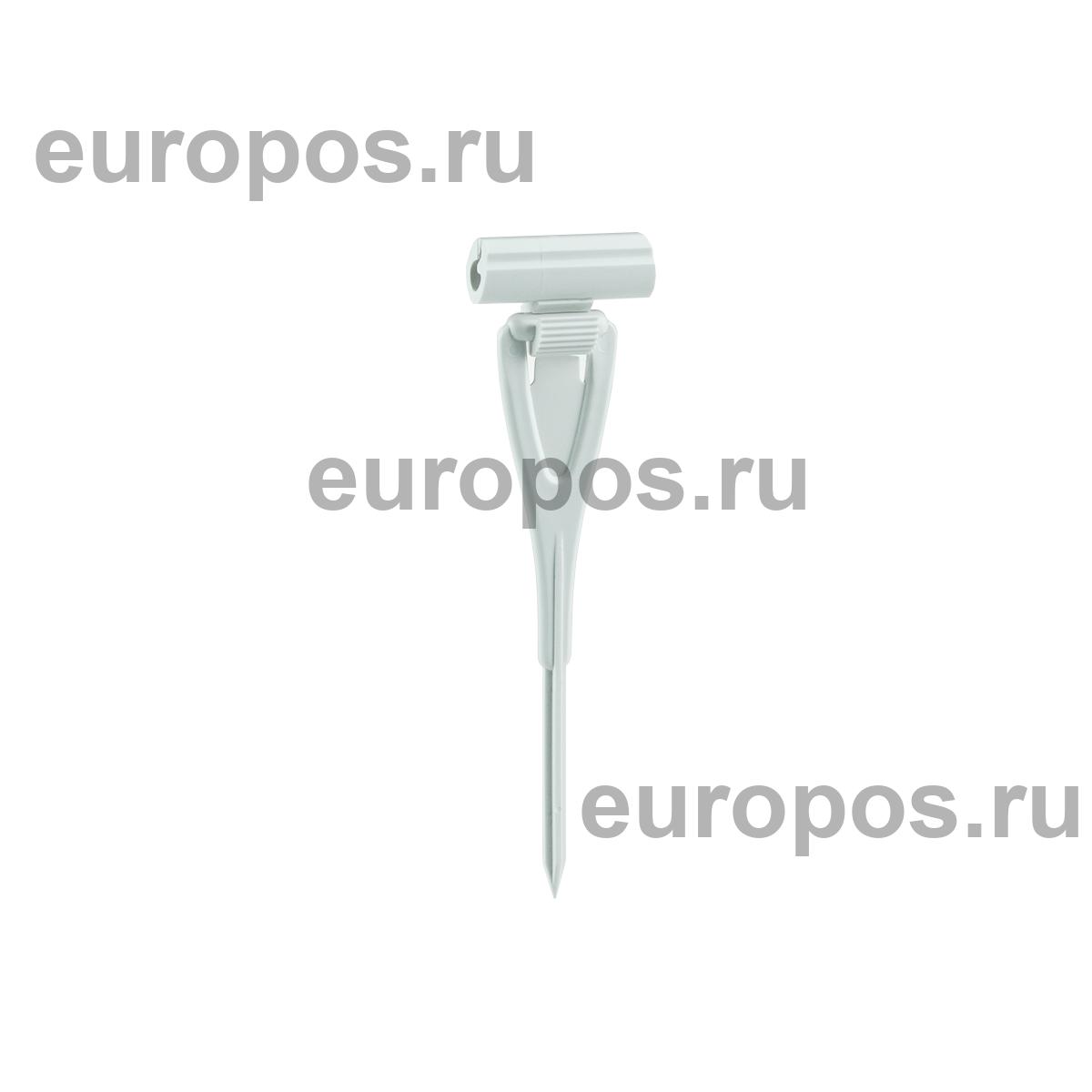 Ценникодержатель ДЕЛИ с иголкой DELI-STICK-SET, цвет белый