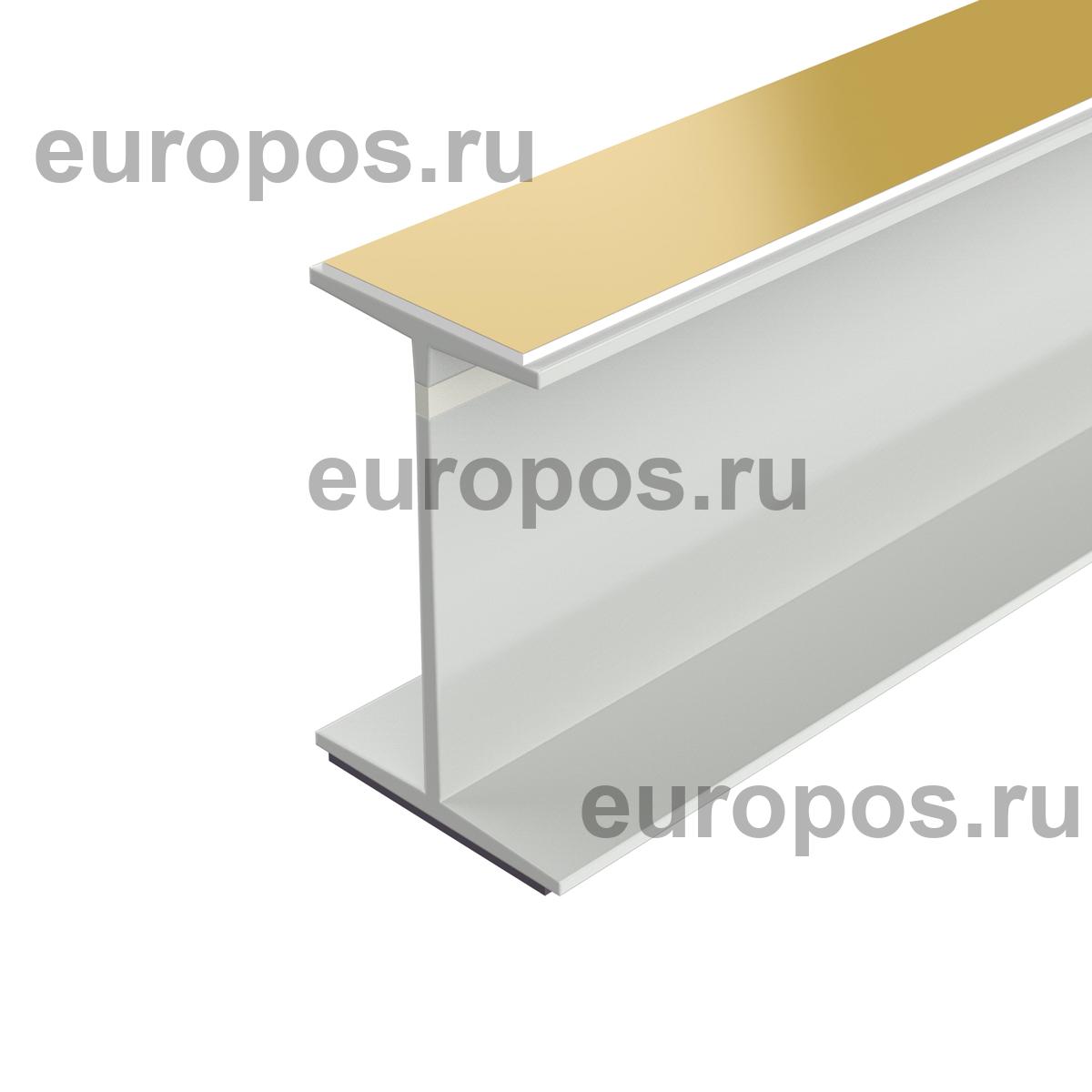 Профиль пластиковый 2T-RAIL для роллерной системы, 1000 мм