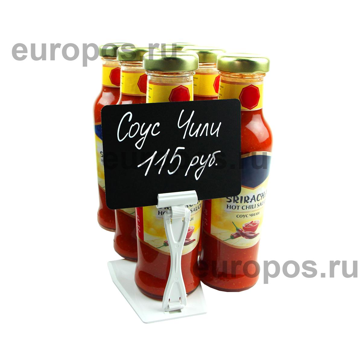 Ценникодержатель  ДЕЛИ настольный DELI-UNBO-SET90, цвет белый