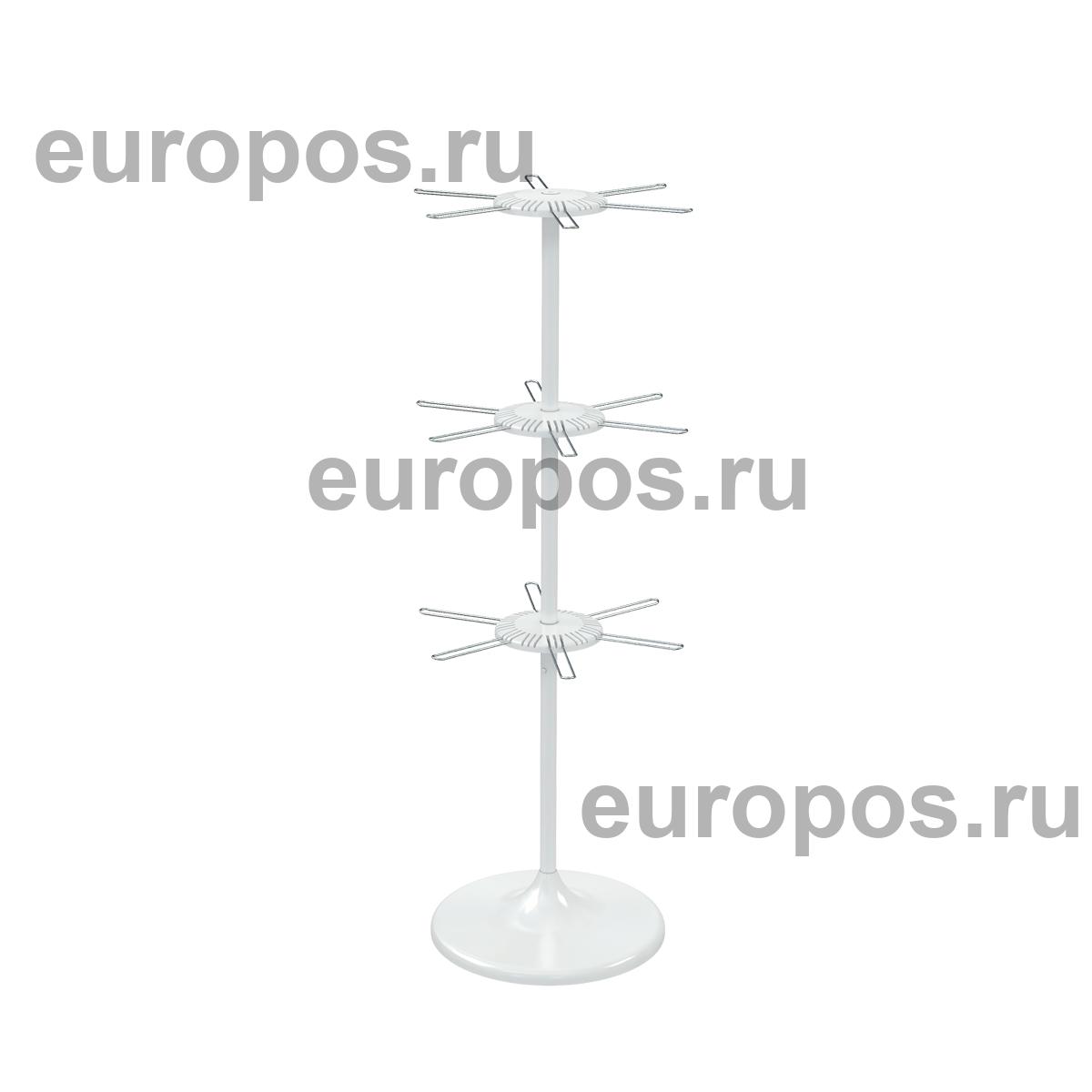 Дисплей UNIBOWL-HP-3, 18 крючков, белый