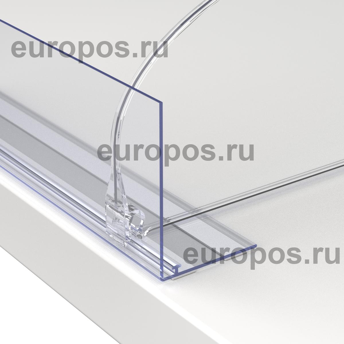 Ограничитель высотой 80 мм L-RAIL80-TF, 1000 мм