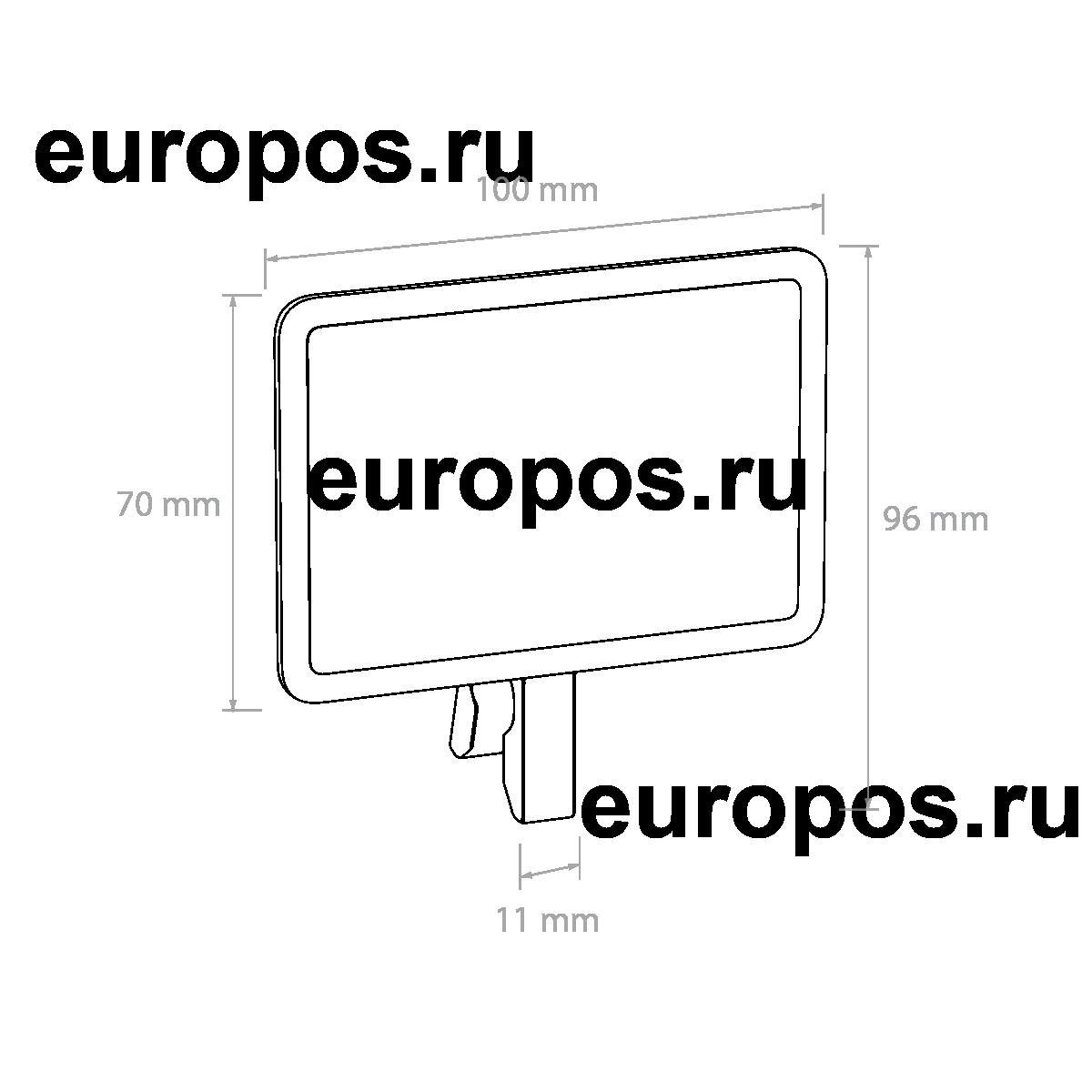 Меловая табличка на прищепке WOODCLIP