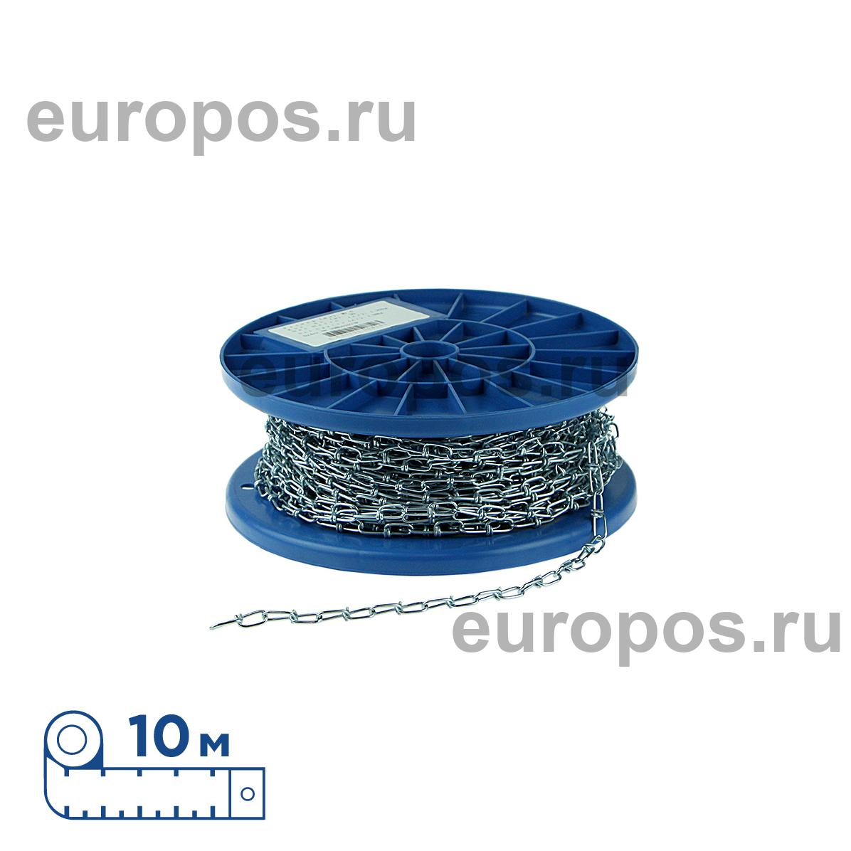 Цепочка металлическая для подвешивания CHAIN, намотка 10 м.