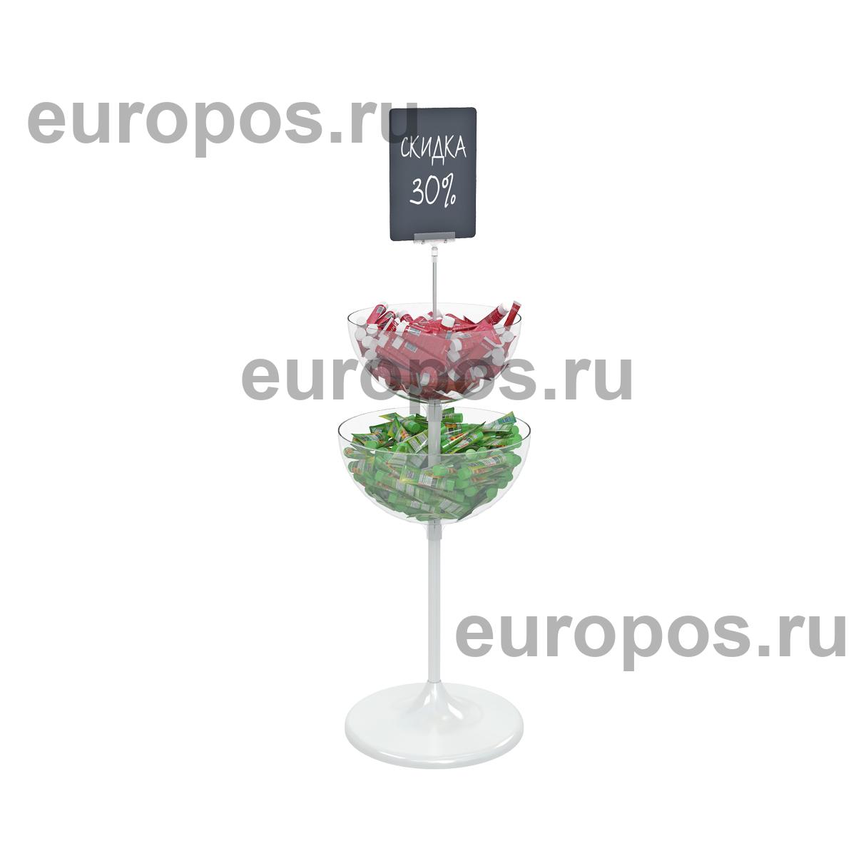 Дисплей UNIBOWL-TOWER, белый