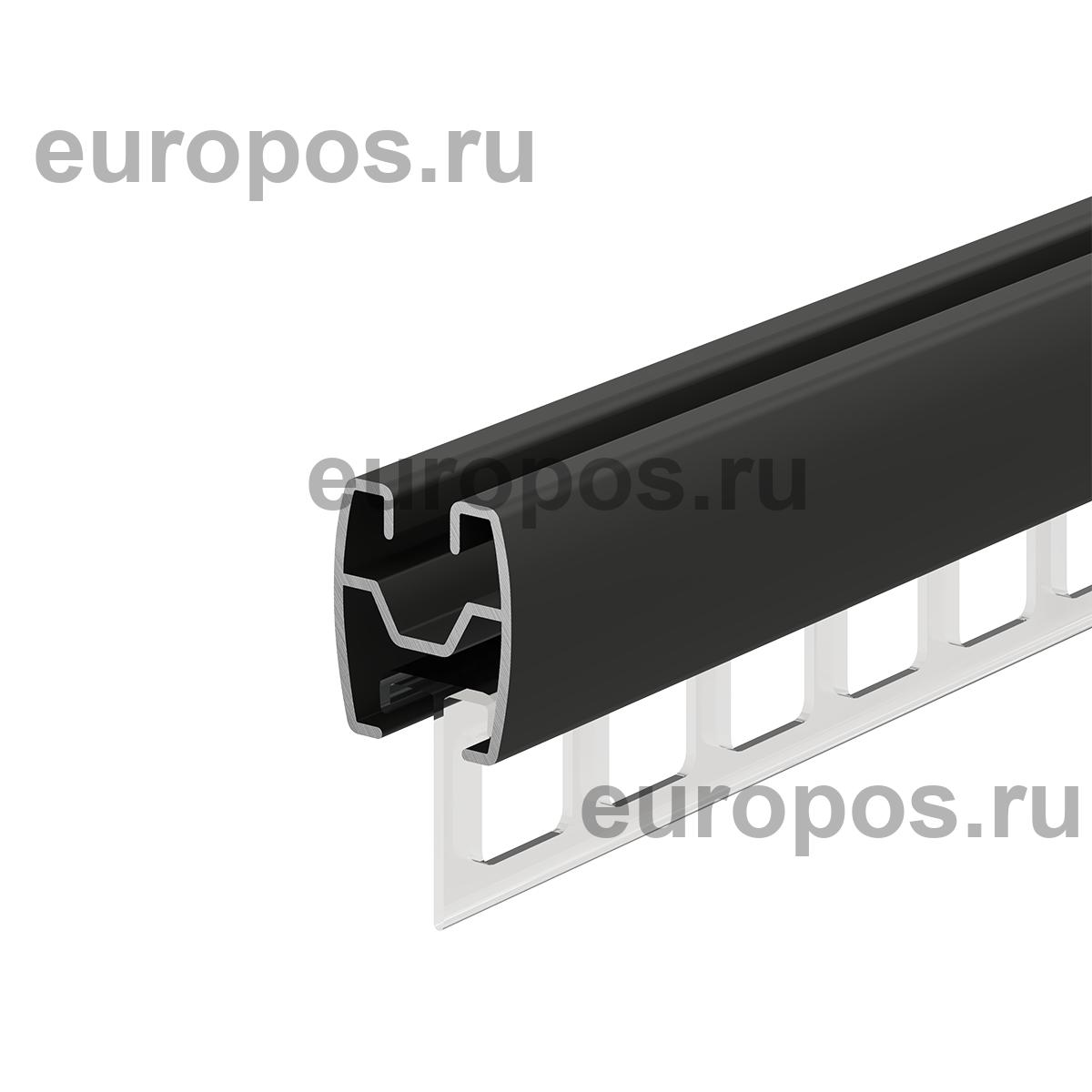 Профиль алюминиевый подвесной ECOTRACK-2000, черный