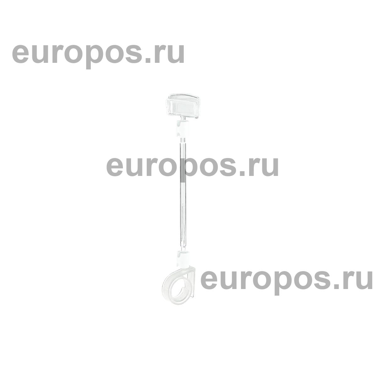 Ценникодержатель улитка на край ROLL-CLIP-L 100 мм