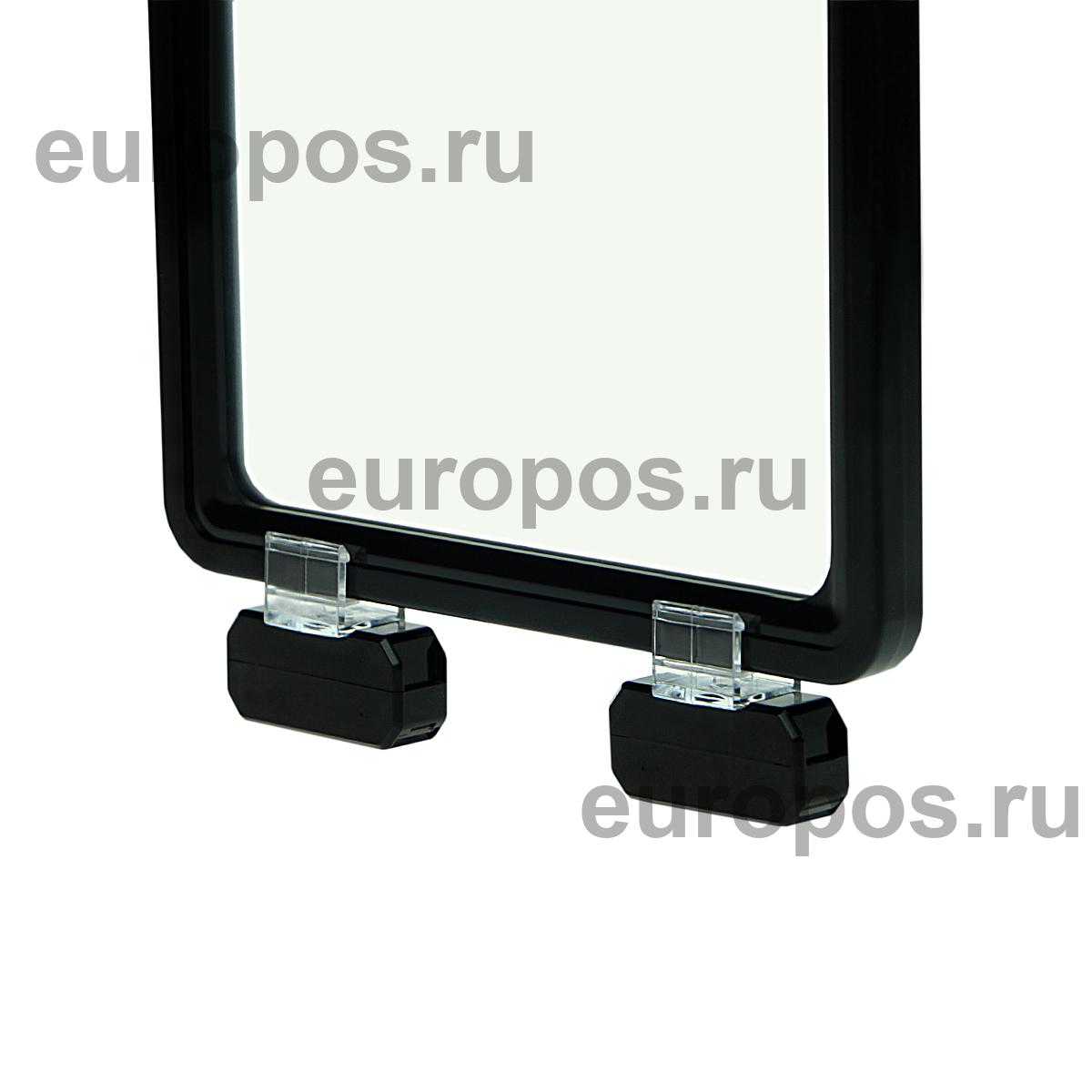 Держатель рамки магнитный поворотный MAGNET-MINI, цвет черный