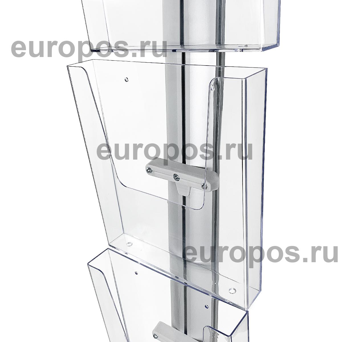 Рекламная стойка DISP FOUR на 4 кармана, A4