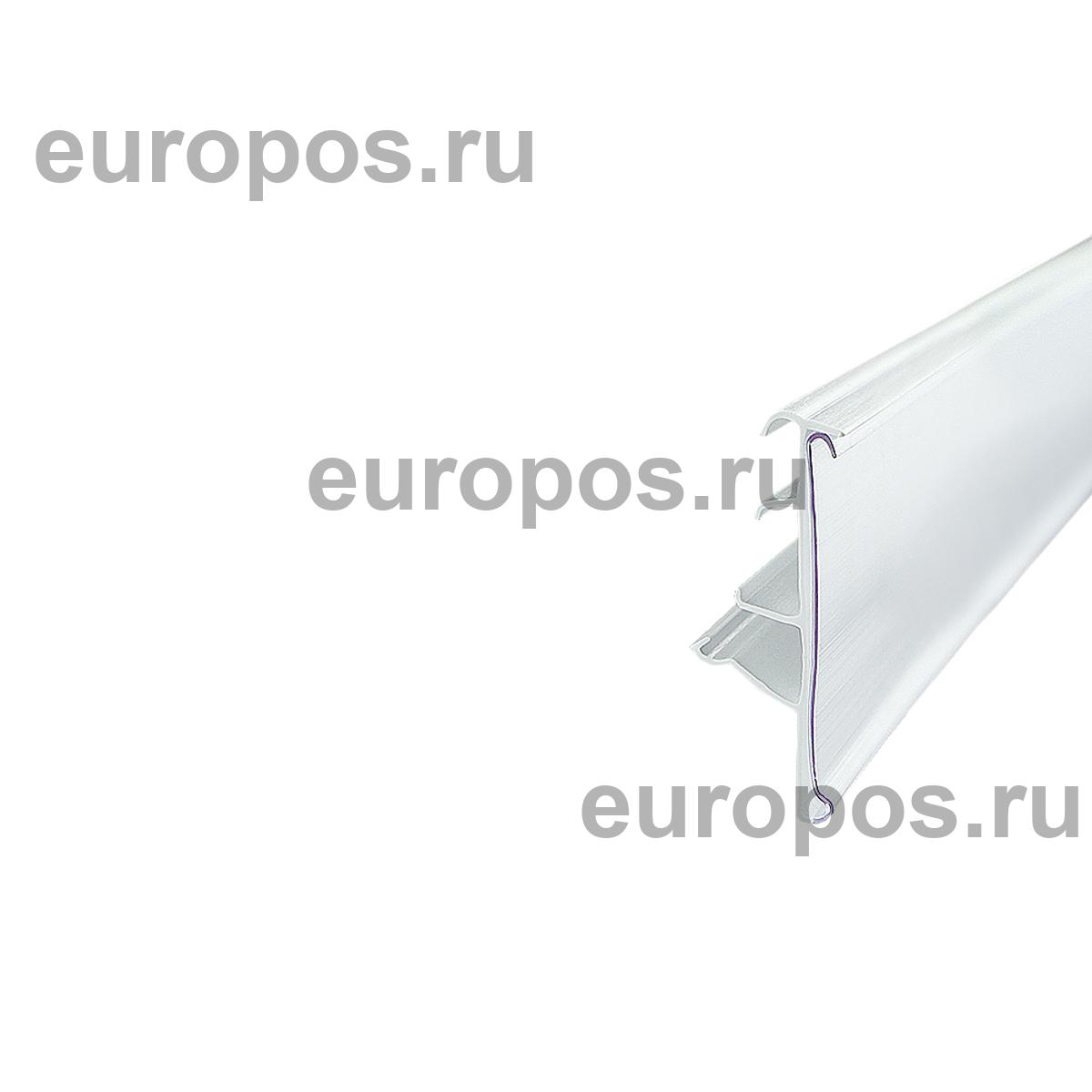 Ценникодержатель LF39  для полок Linde белый, 1250 мм