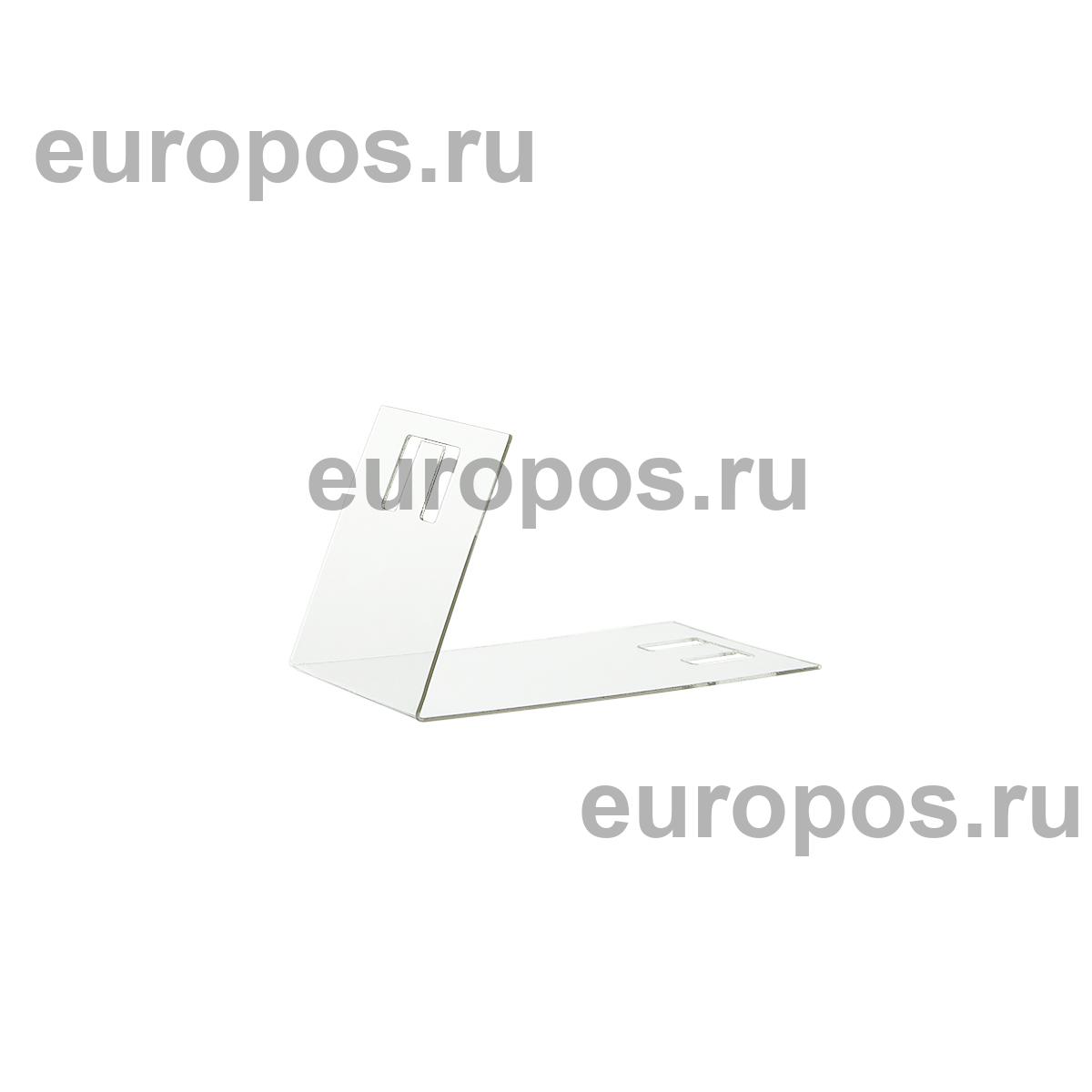 Подставка для кассеты цен PC V-STAND 70/100, цвет прозрачный