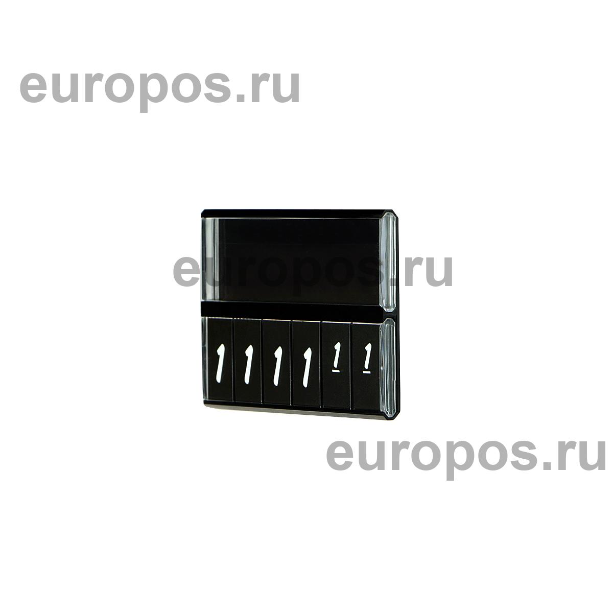 Кассета цен PC DIGIT-A8, черные блокноты BRUSH, черная